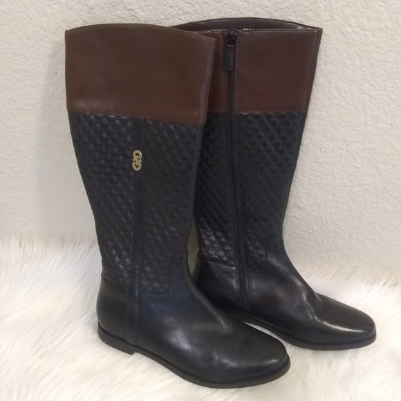 Cole Haan Shoes - Cole Haan Brennan Quilted Riding Boots Size 9